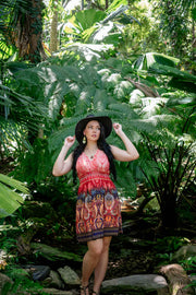 Gem Short Dress - Sweets Red bohemian fashion from Zaphire Kuranda