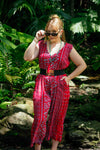 Tamarind Jumpsuit in Aztec Red
