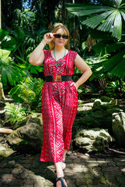 Tamarind Jumpsuit - Aztec Red