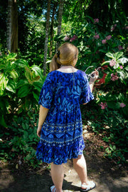 Cosmopolitan Short Dress - Navy Seas
