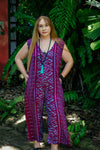 Tamarind Jumpsuit in Aztec Magenta