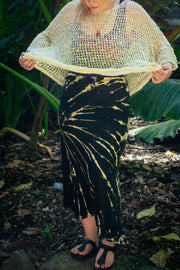 Atlas Skirt - Tie Dye Black
