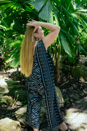 Tamarind Jumpsuit in Aztec Black