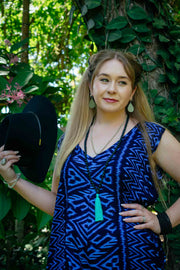 Tamarind Jumpsuit in Aztec Navy