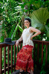 Fern Pants - Freedom Red bohemian fashion from Zaphire Kuranda