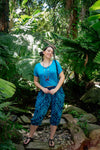 Chakra Pants - Aztec Blue bohemian fashion from Zaphire Kuranda
