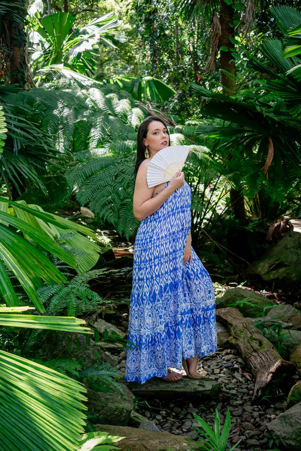 Dante Maxi Dress - Blue