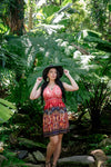Gem Short Dress - Sweets Red bohemian fashion from Zaphire Kuranda