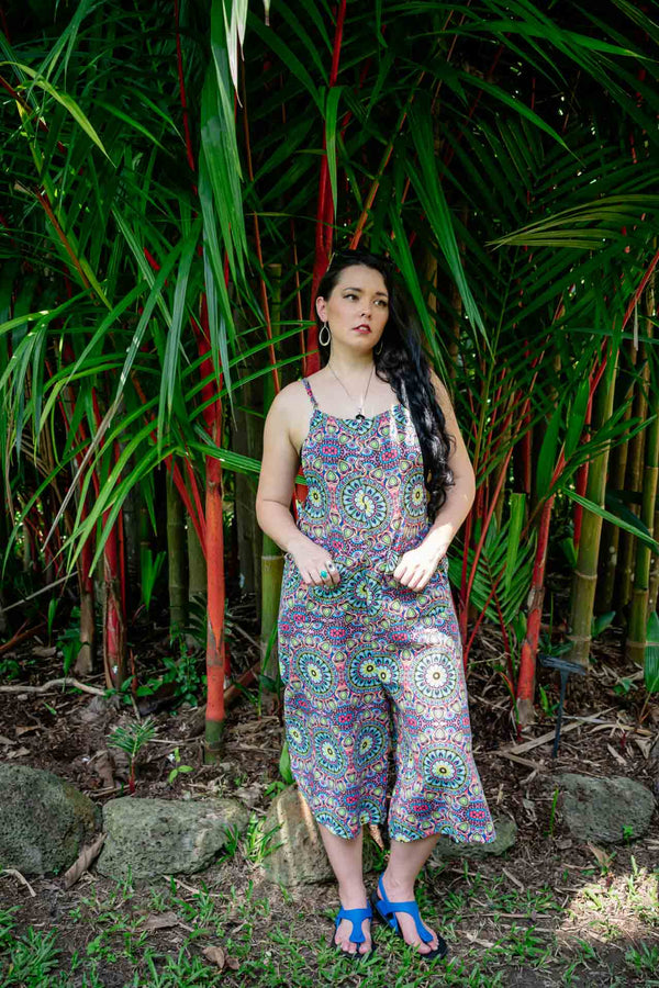 Carlita Overalls - Hoopla Peach bohemian boho style from Zaphire Kuranda