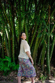 Samsara Cardigan Top - Cream - zaphire_kuranda