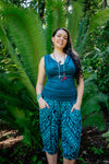 Chakra Pants - Aztec Teal bohemian fashion from Zaphire Kuranda
