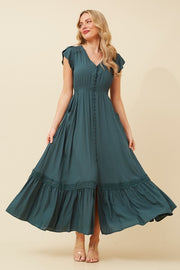 Minx Maxi Dress - Teal Tempo