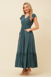 Minx Maxi Dress - Teal Tempo