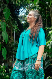 Tally Top - Sea Green