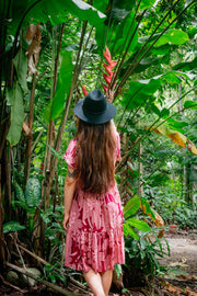 Sassy Short Dress - Cherry Orchid