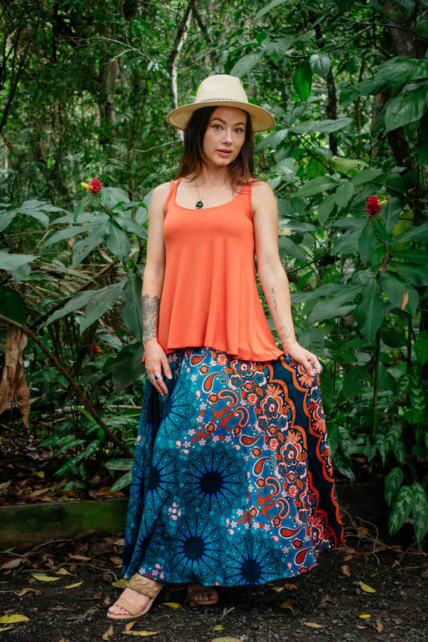 Desire Top in Light Tangerine