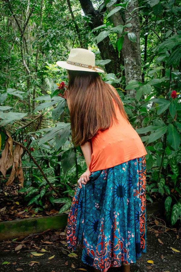Desire Top in Light Tangerine
