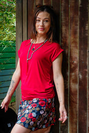 Juniper Top - Scarlette Red