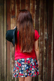 Jamaica Short Skirt - Carnation Red