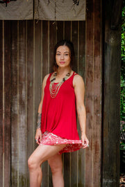 Bindy Shorts - Dahlia Red