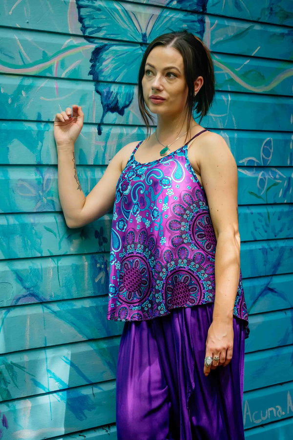 Corvinia Top in Flirt Dark Blue