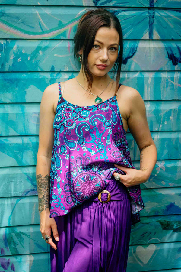 Corvinia Top in Flirt Dark Blue