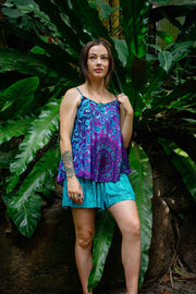 Corvinia Top - Flirt Purple