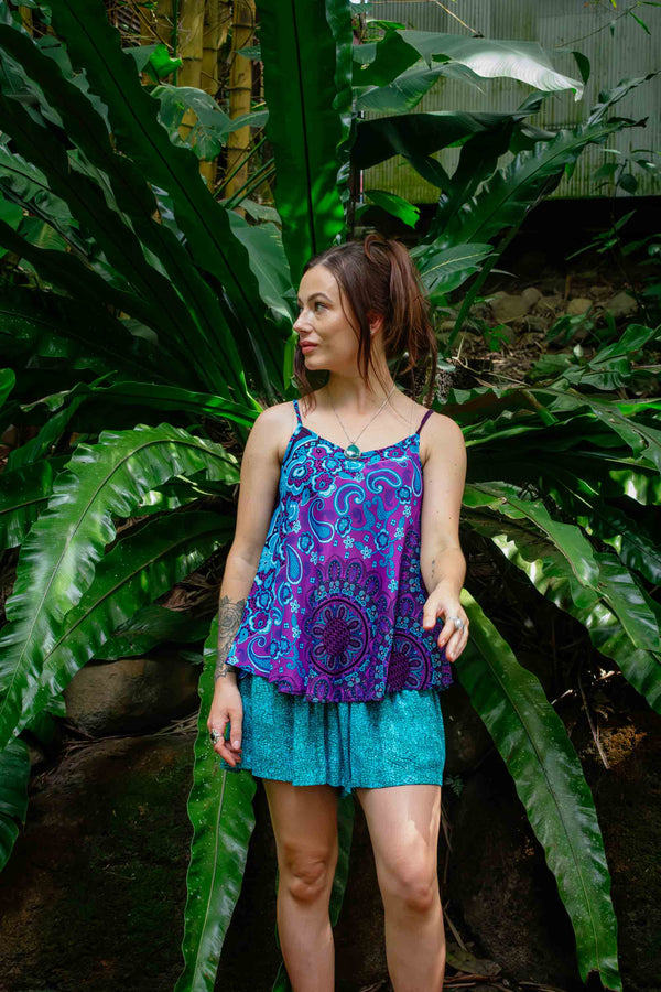 Corvinia Top in Flirt Purple