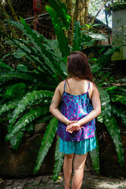 Bindy Shorts -  Teal Mosaic