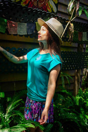 Juniper Top - Sea Green