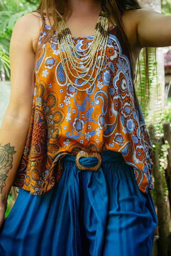 Corvinia Top in Flirt Gold