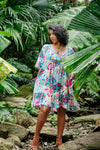 Cosmopolitan Short Dress – Folk Floral