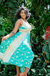 Jasmine Midi Dress – Sea Green Garden