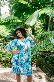 Cosmopolitan Short Dress – Balmy Blues