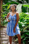 Zest Short Dress – Shadow Blue