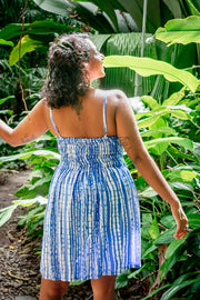 Zest Short Dress – Shadow Blue