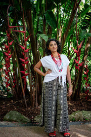 Cinnamon Pants - Rayon Aztec