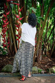 Cinnamon Pants - Rayon Aztec