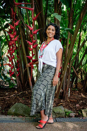 Cinnamon Pants - Rayon Aztec