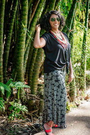 Cinnamon Pants – Rayon Flower Star