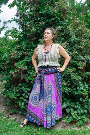 Gypsy Skirt - Retreat Black & Grey