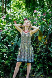 Zest Short Dress - New World Black