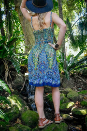 Zest Short Dress - New World Teal