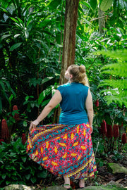 Gypsy Skirt - Holiday Red/Yellow