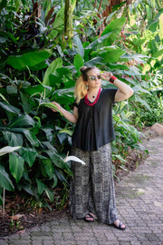 Cinnamon Pants - Geometric Rectangle