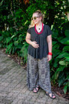 Cinnamon Pants - Geometric Rectangle