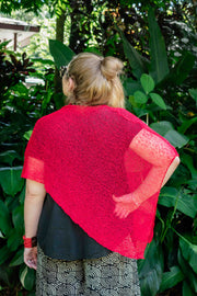 Rhee - Scarf Top Red