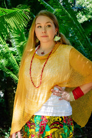 Rhee - Scarf Top Mustard