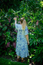 Kiani Midi Dress - Blue Starfish