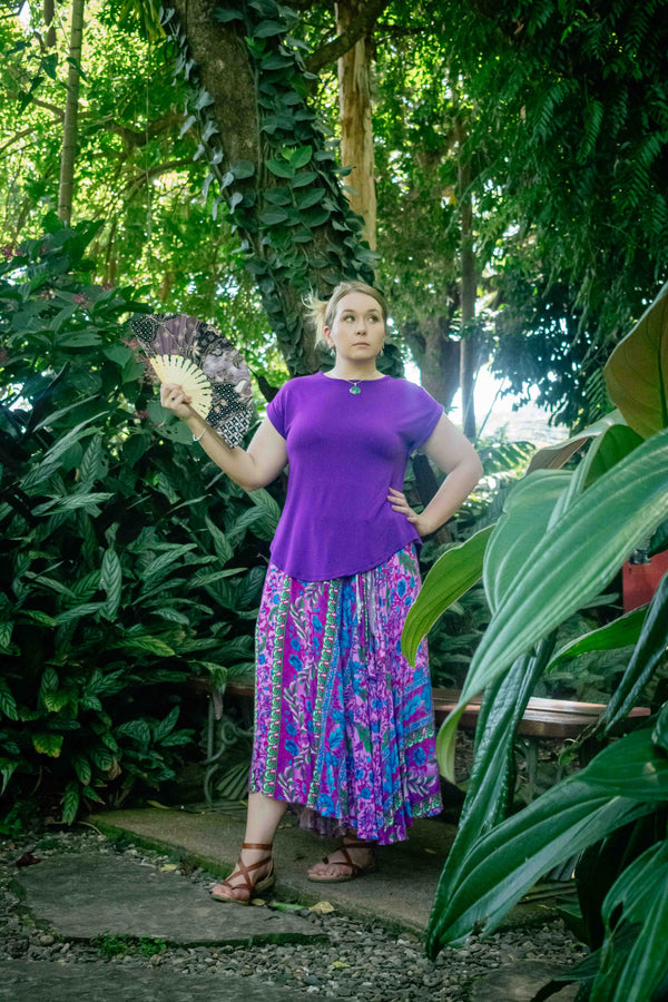 Allura Top in Purple